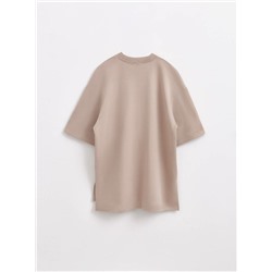 Джемпер женский CONTE Oversize-футболка из футера с удлиненной спинкой LD 1876