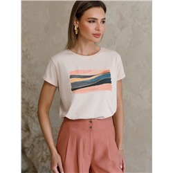 Футболка из премиального хлопка с авторским принтом