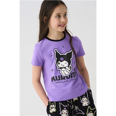 Фуфайка трикотажная для девочек (футболка) PLAYTODAY, 1243266