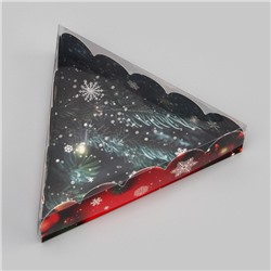 Коробка для печенья, «Сказочного Нового года!», 18×18×4 см