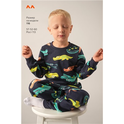 Пижама из футера с начесом для мальчика Happyfox