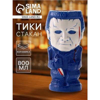 Стакан для коктейлей «Тики», 800 мл, майерс, керамика, синий