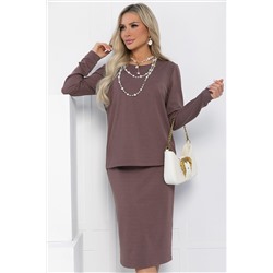Костюм Очарование стиля (какао) К12788-25М
