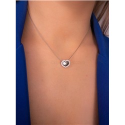 Подвеска из серебра с фианитами родированная 925 пробы 403012-937р