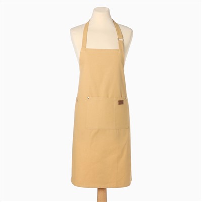 Фартук «Этель», бежевый, 63×75 см,100% хлопок