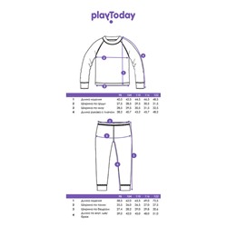 Термокомплект трикотажный для девочек: брюки, толстовка