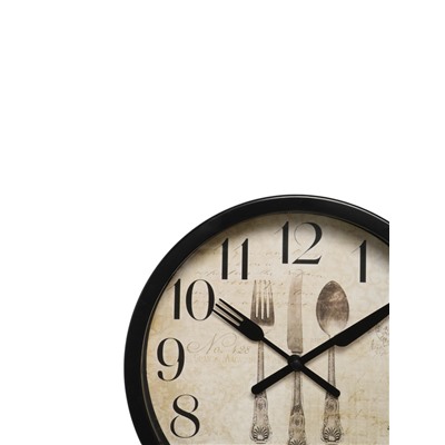 Часы настенные «Сервировка», серия: Кухня, плавный ход, d=20 см