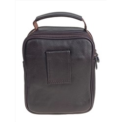 Сумка мужская из натуральной кожи, цвет коричневый