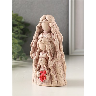 Фигурка гипс «Оберег Родовница», 12 см, эффект состаривания, слоновая кость