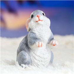 Садовая фигура из полистоуна «Кролик», 12.5×8×9 см