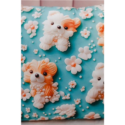 Наволочка декоративная декоративная 1 шт 3D эффект НАТАЛИ, 1209563