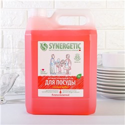 Средство для мытья посуды Synergetic «Арбуз», с антибактериальным эффектом, 5 л