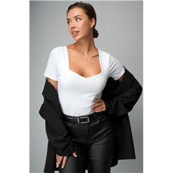 Женская футболка с глубоким вырезом Happyfox