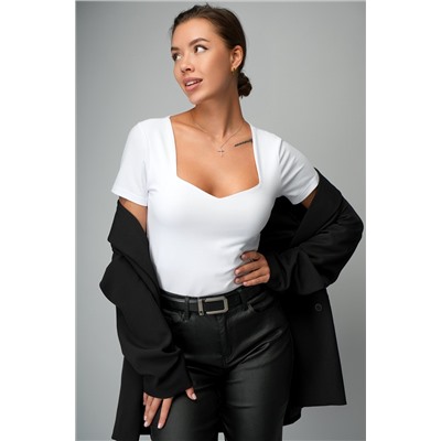 Женская футболка с глубоким вырезом Happyfox