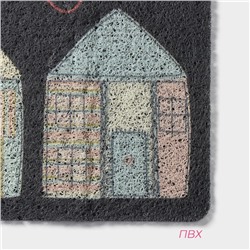 Коврик придверный Доляна Home, грязезащитный, 37×58 см, МИКС