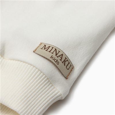 Комплект детский (джемпер, брюки) MINAKU, рост 86-92 см, экрю