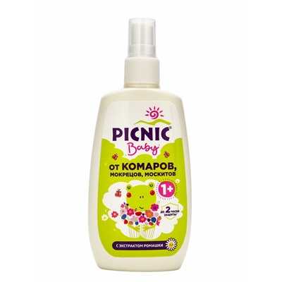 Спрей от комаров Picnic Baby, 120 мл
