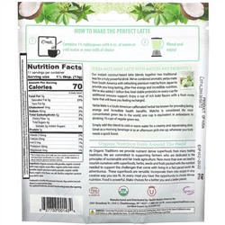 Organic Traditions, Yerba Mate Mint Latte with Matcha and Probiotics, 5.3 oz (150 g)
