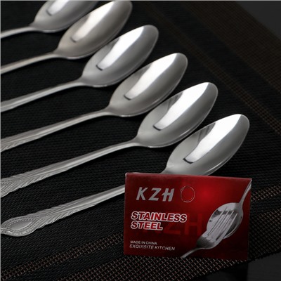 Ложки чайные «Камея», длина 14 см, 12 шт.