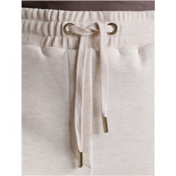 Прямые брюки из петельчатого футера-трехнитки