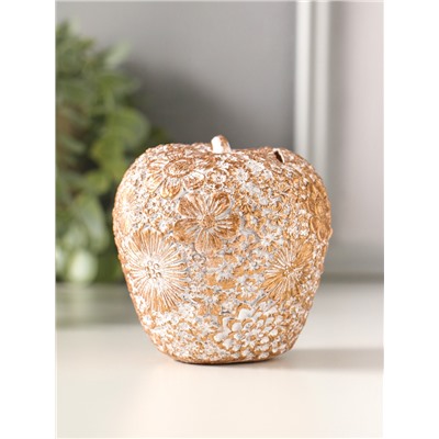 Копилка для денег полистоун «Яблоко», 9.5×8.5 см