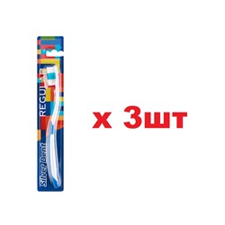 Silver Dent Зубная щетка Regular 3030С средней жесткости 3шт