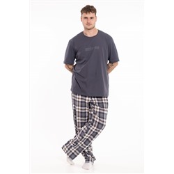 Пижама футболка и брюки М125117Псб