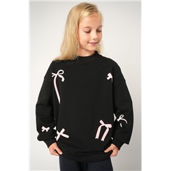 Свитшот оверсайз для девочки из футера трехнитки Happyfox