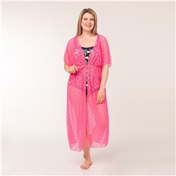 Туника, трикотаж, розовый