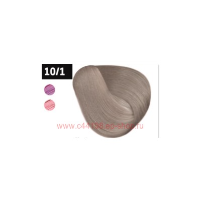 OLLIN SILK TOUCH 10/1 светлый блондин пепельный 60мл Безаммиачный стойкий краситель для волос