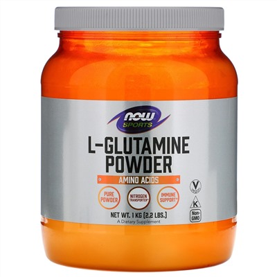 Now Foods, Sports, L-Glutamine Powder, 2,2 фунта (1 кг)