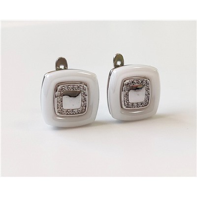 Серьги с керамикой