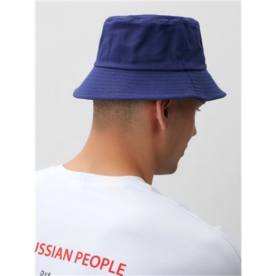 Панама с надписью MINAKU, синяя, размер 56-58