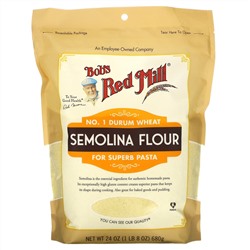 Bob's Red Mill, Semolina Flour, 24 oz (680 g)
