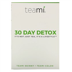 Teami, 30 Day Detox, Skinny Tea Blend + Colon Tea Blend, 1 Kit