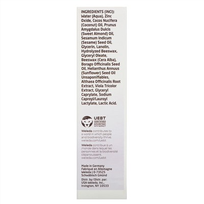 Weleda, Baby, Diaper Care Cream, White Mallow Extracts, 1.7 fl oz (50 ml)