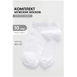 Носки мужские Стиль (набор 10 пар) (Белый)