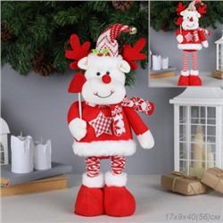 Новогоднее украшение Олень на телескопических ножках 40/56 см / NA111 /уп 60/