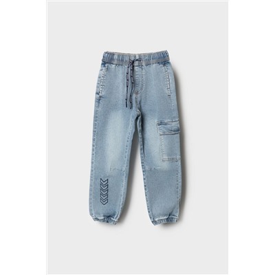 Брюки текстильные джинсовые для мальчиков PLAYTODAY, 1240554