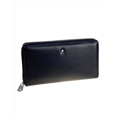 Клатч мужской из натуральной кожи, цвет черный