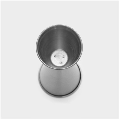 Джиггер Доляна «Металлик», 30/60 мл, нержавеющая сталь