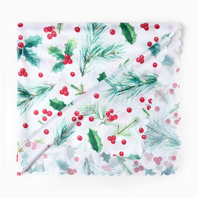 Скатерть новогодняя «Доляна» Rowan, 145×220 см, 100% п/э