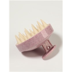 Щётка-массажёр для мытья головы, 7.5×7.5×6.5 см, розовая