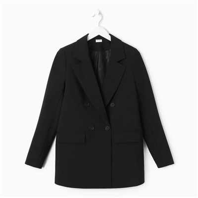 Пиджак женский MINAKU: Classic, чёрный, размер 46