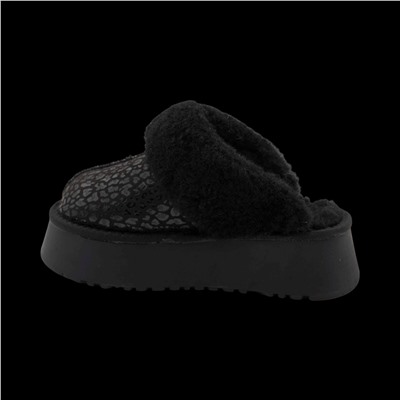 Угги (тапочки) на меху L159 черные
