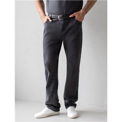 Брюки из плотного денима с эластаном