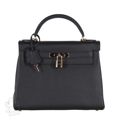 Сумка женская кожаная 28KLVG black Vitelli Grassi