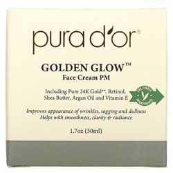 Pura D'or, Golden Glow Face Cream PM, 1.7 oz (50 ml)