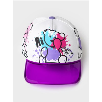 Кепка текстильная для девочек