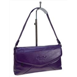 Женская сумка из натуральной кожи, цвет фиолетовый